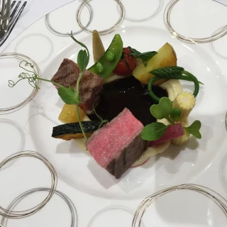 彼の方の盛り付け。センスの良さを感じました！
