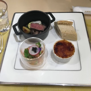クレームブリュレが美味しかったです。