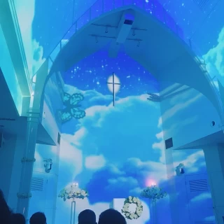 プロジェクションマッピングがとても素敵でした！！
