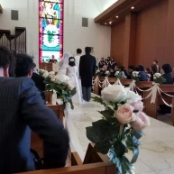 フラワーガール？の演出がありました