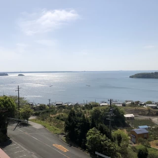 テラスからみた景色です。この景色を見ながらBBQが出こます！