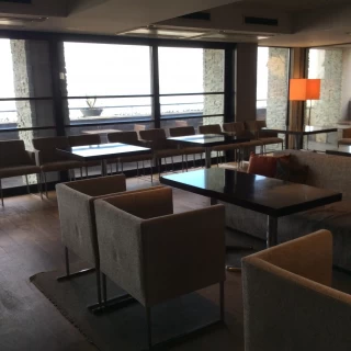 リゾート感満載の会場です