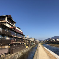 鴨川沿い