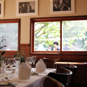 テラスでデザートブッフェ中。窓の外は緑いっぱいで気持ちいい。|498369さんのLa Brasserie(ラ・ブラスリー）の写真(607648)
