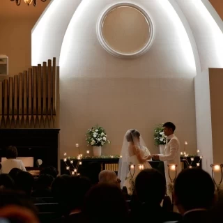 感動的な雰囲気を出してくれるチャペル