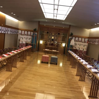 県内でも珍しい本格的な神前式だと思います。