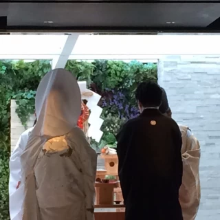 チャペルでの神前式