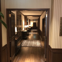 廊下がまるで高級ホテルみたいです。