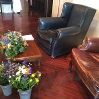 メインテーブルの装花
