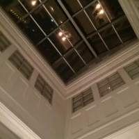 チャペルの天井(夜の雰囲気）