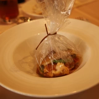 魚料理です。