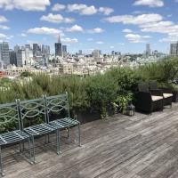 テラスから見える景色です。