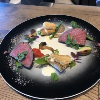下見の際に頂いたお料理。甘鯛が非常に美味。
