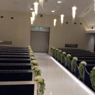 ラグジュアリーな会場です。