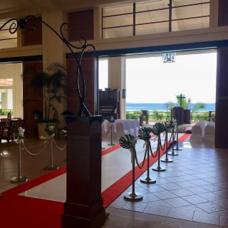 挙式会場のホテルロビー