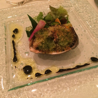 試食：メイン　アワビ