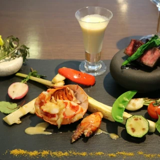 下見の時の食事です。