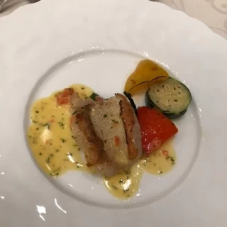 魚料理。好評でした。