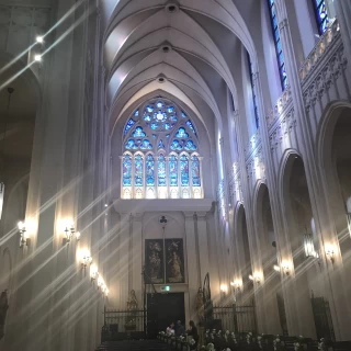 光がさすと幻想的な写真が撮れる