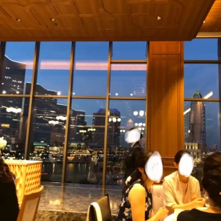 披露宴会場からの景色