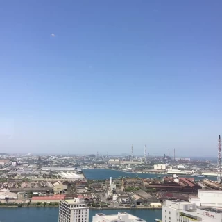 披露宴会場からの眺め