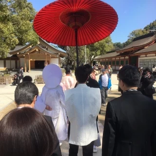 大名行列で境内を歩きました。