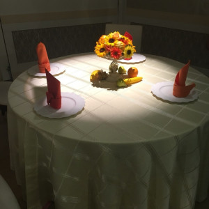 装花とテーブルコーディネート案|501265さんのホテルサンライフガーデンの写真(788492)