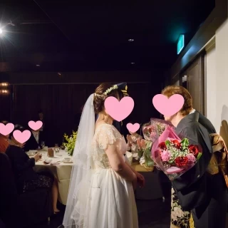 両親用の花束も5000円で問題ありませんでした