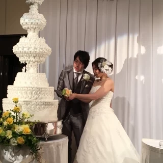 イミテーションのケーキでしたが迫力あって写真映えしました♪