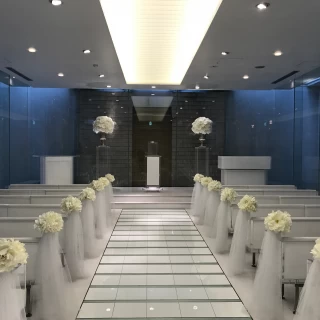 ゲスト側から見たチャペルです。
