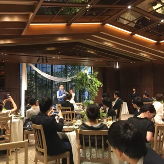 披露宴会場の全体