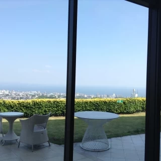 会場からの景色です。