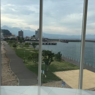 チャペルの窓からの景色