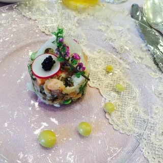 前菜。見ても食べても美味しい！