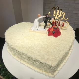 ケーキトッパーは持ち込み。