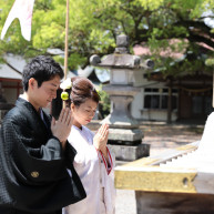 大原八幡宮にて