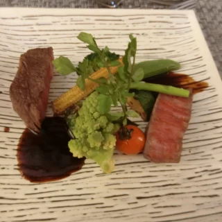 洋を選んだ際のお肉。