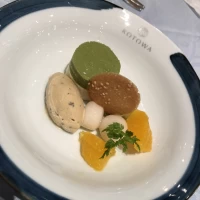 デザート
ほうじ茶のアイスが美味しかったです