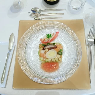 ノルウェーサーモンと野菜テリーヌ