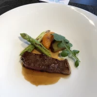 ハチミツのソースが美味しかった。ほかの味に変更可とのこと。