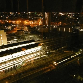二次会、ウラノスの会場からの夜景。キレイでした。