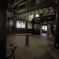 暗いですが、静かで雰囲気がありました。