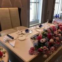 新郎新婦のテーブル