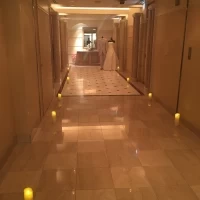チャペルまでの通路。