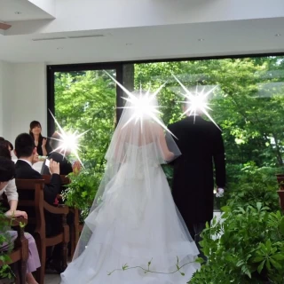 緑が美しいチャペル