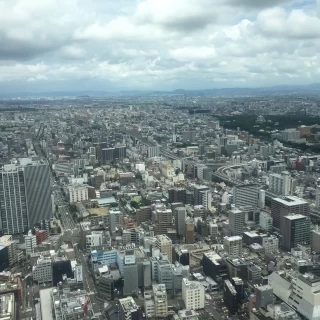 披露宴会場からの眺め