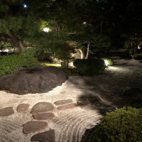 挙式会場の日本庭園