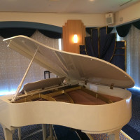 披露宴会場の設置されているピアノです。