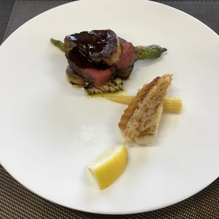 フェアでの試食。メイン