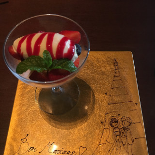 試食の際のデザート
